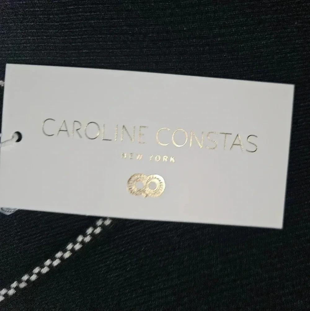 Caroline Constas Ribbed Sweater Crop Top - Picture 4 of 4
